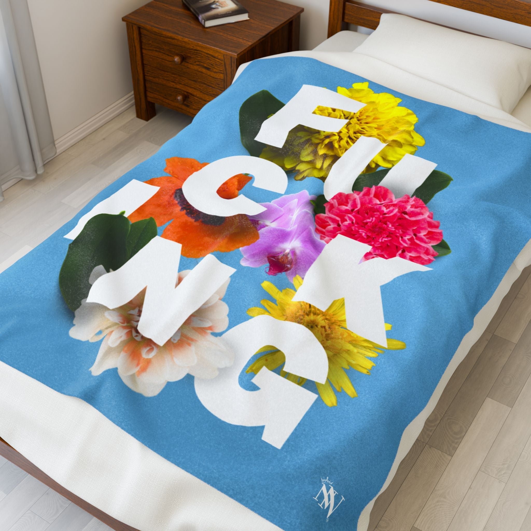 Fucking Floral | Mix & Match Fun-Flirty Lovers’ Blankets