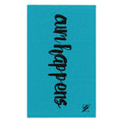 Cum Happens Teal | Mix & Match Soft Fun-Flirty Lovers’ Towels