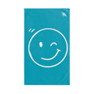 Wink Emoji Teal Cum Towel