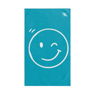 Wink Emoji Teal | Mix & Match Classic Fun-Flirty Lovers’ Towels