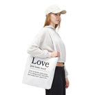 Definition of Love Tote Bag