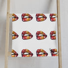 Stars Lips Kiss Patterned | Mix & Match Original Fun-Flirty Lovers’ Towels
