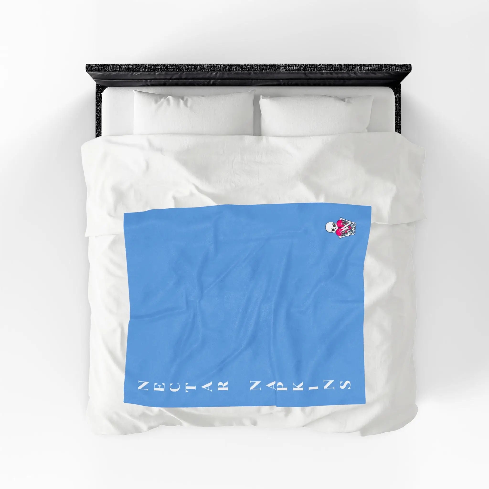 Nectar Napkins Brand Light Blue Love Blanket