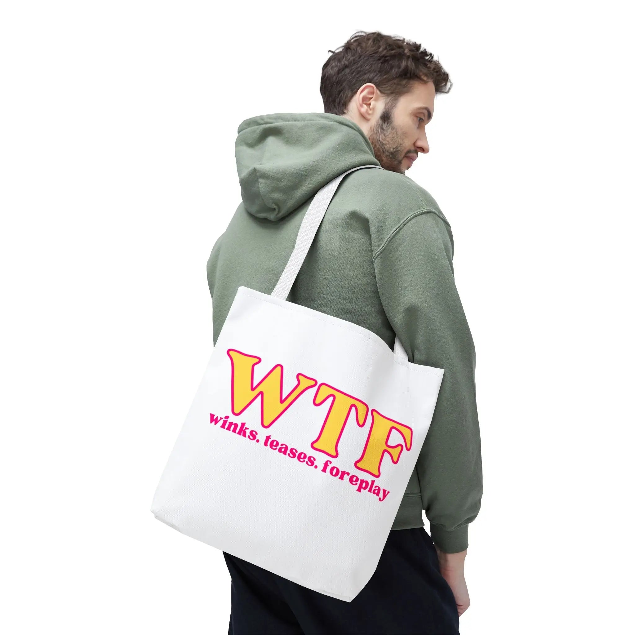 WTF Winks Teases Foreplay | Mix & Match Fun-Flirty Lovers’ Totes