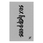 Sex Happens Silver | Mix & Match Soft Fun-Flirty Lovers’ Towels