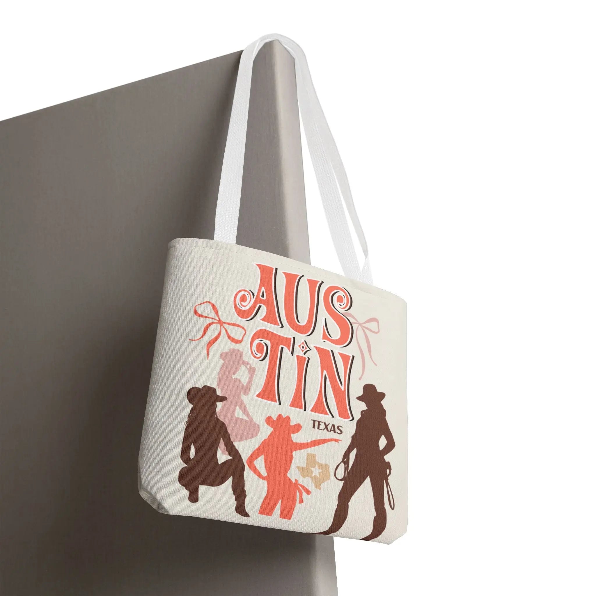 Austin Texas Cowgirl Tote Bag