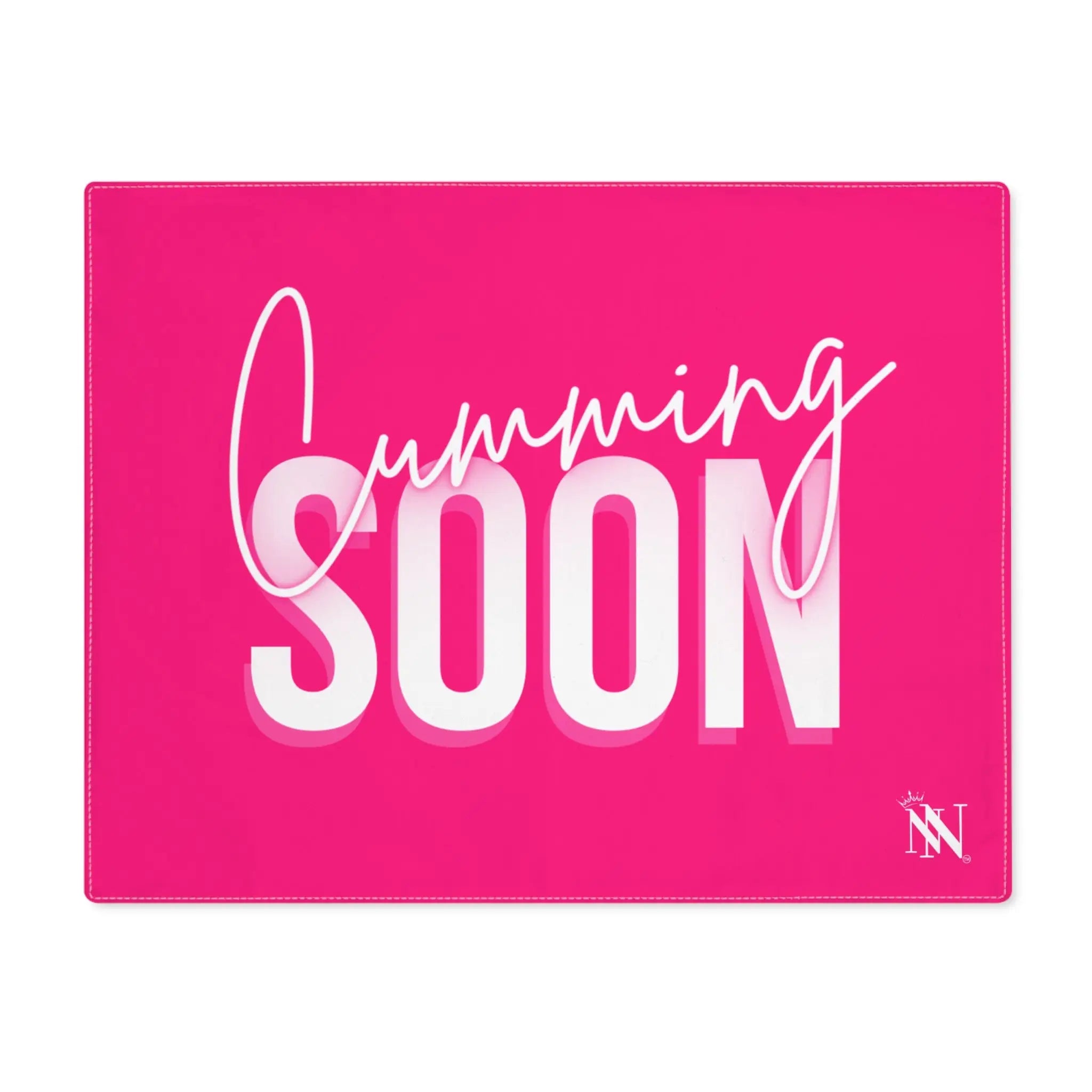 Cumming Soon Plain Signature Pink Sex Toys Mat