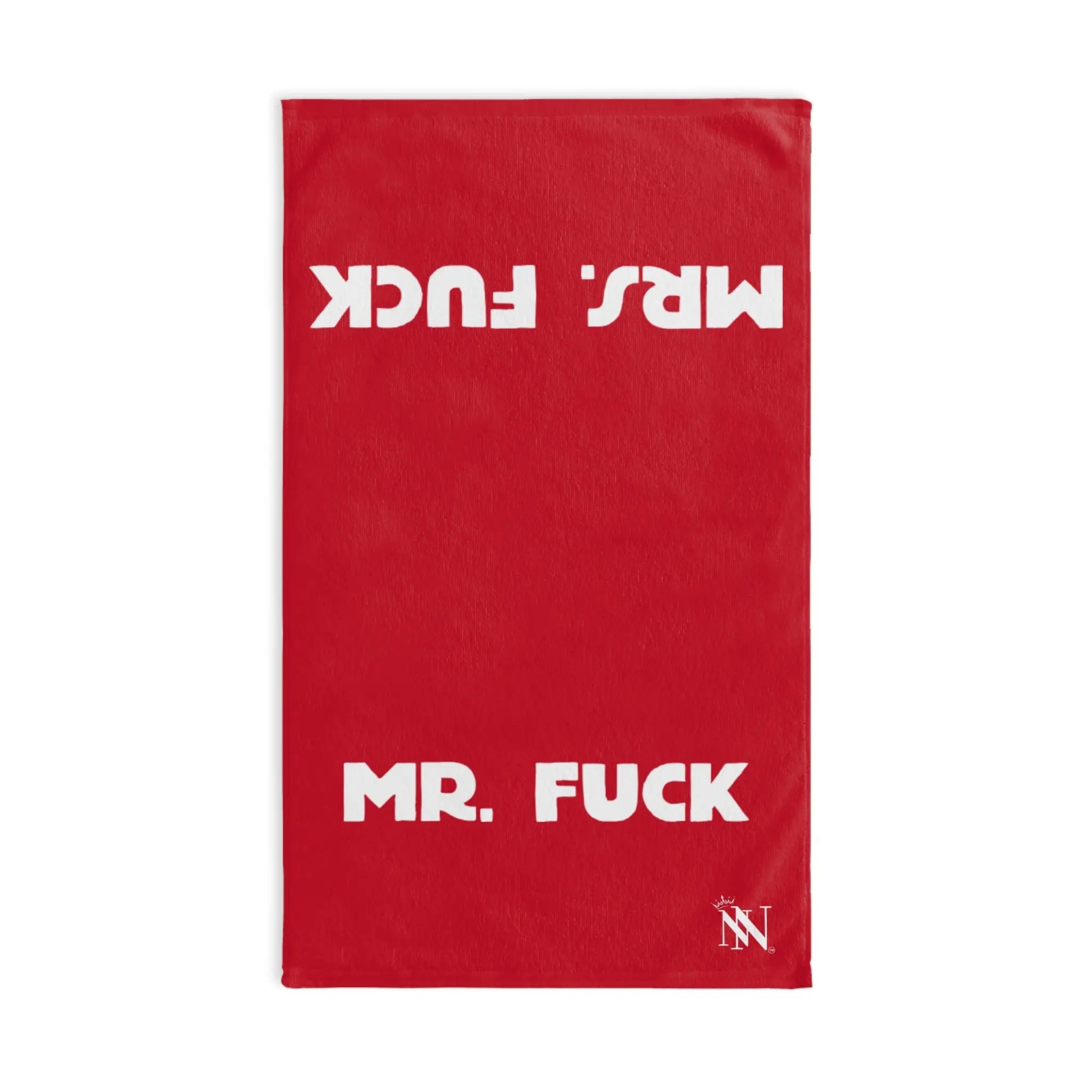 Mr. Mrs. Fuck Shareable Sides Red Cum Towel