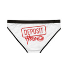 Deposit Here with a Kiss | Mix & Match Women’s Fun-Flirty Lovers’ Thongs