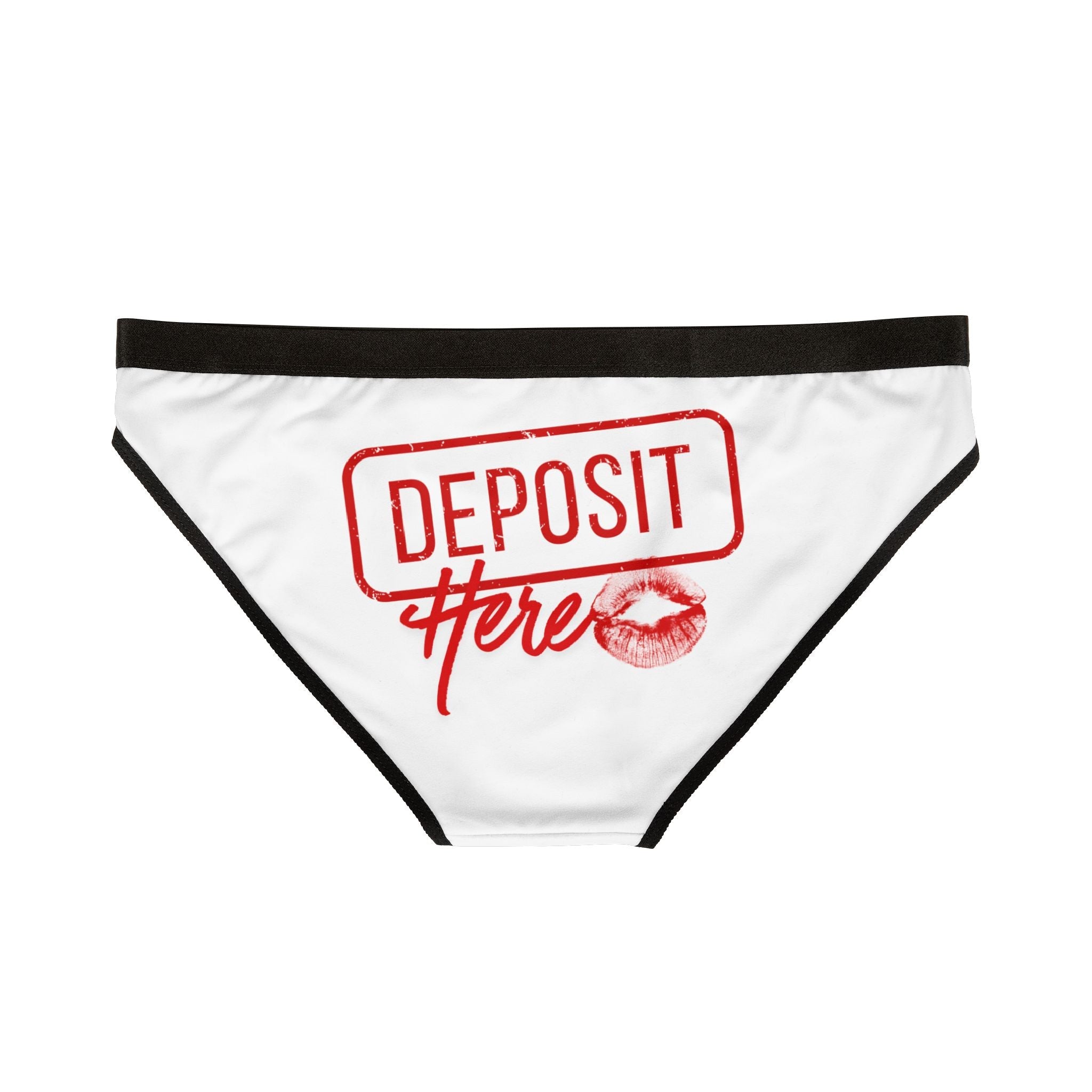 Deposit Here with a Kiss | Mix & Match Women’s Fun-Flirty Lovers’ Thongs