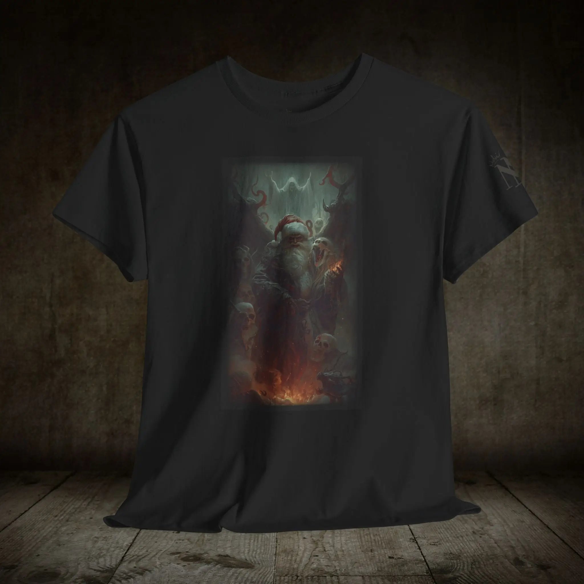 Evil Santa Christmas Fantasy | Mix & Match Cotton Unisex Fun-Flirty Lovers’ T-Shirts