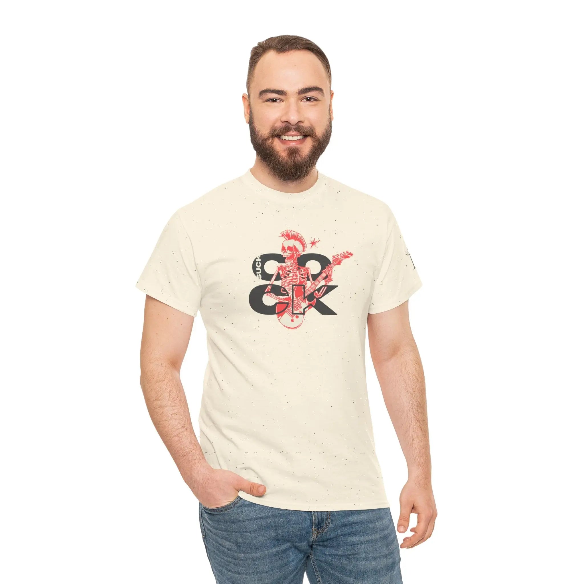 Suck Cock Skull Rocker 100% Cotton T-Shirt