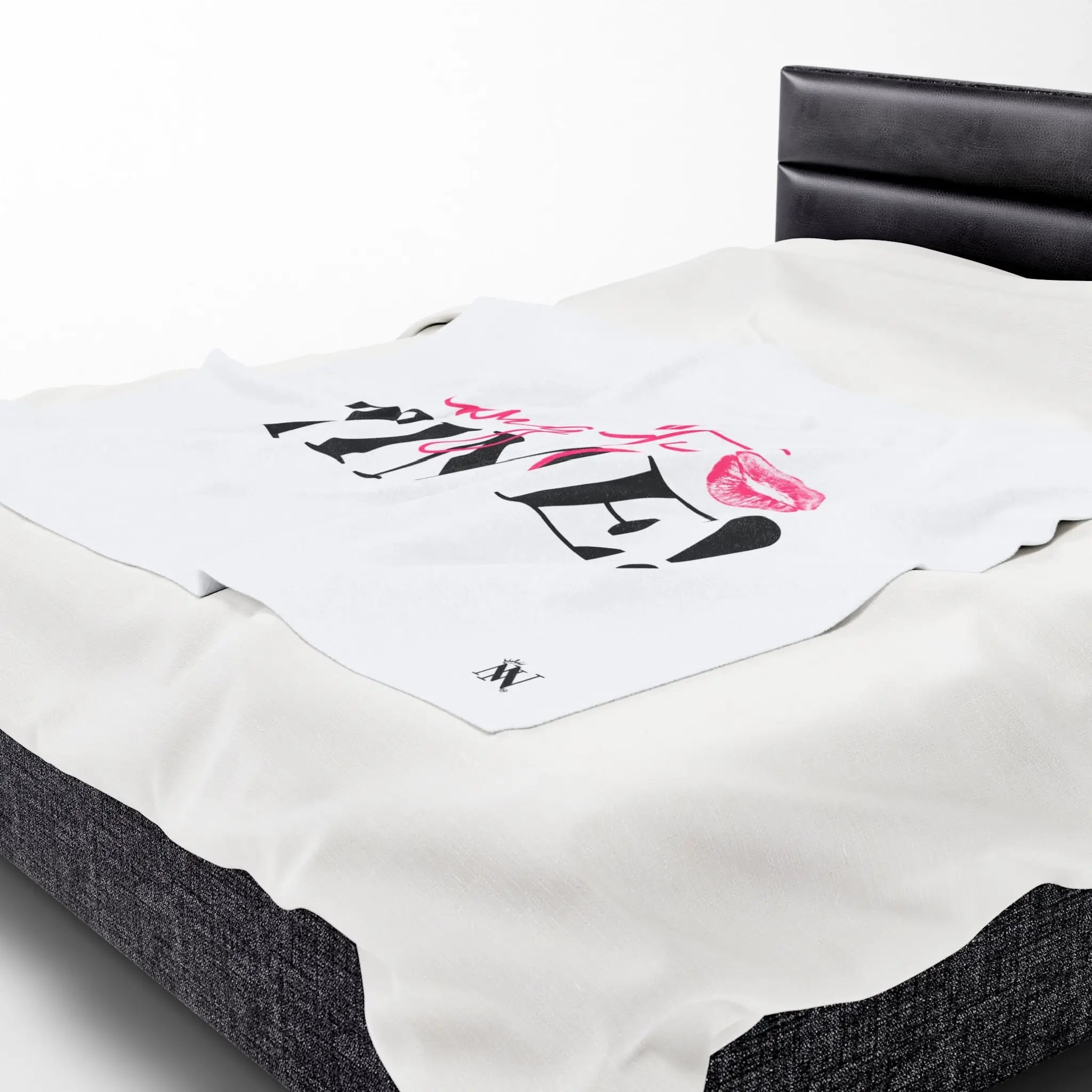 Naughty Time! With a Kiss | Mix & Match Soft Fun-Flirty Lovers’ Blankets