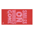 Smiles On Worries Gone Good Vibes | Mix & Match XL Fun-Flirty Lovers’ Towels