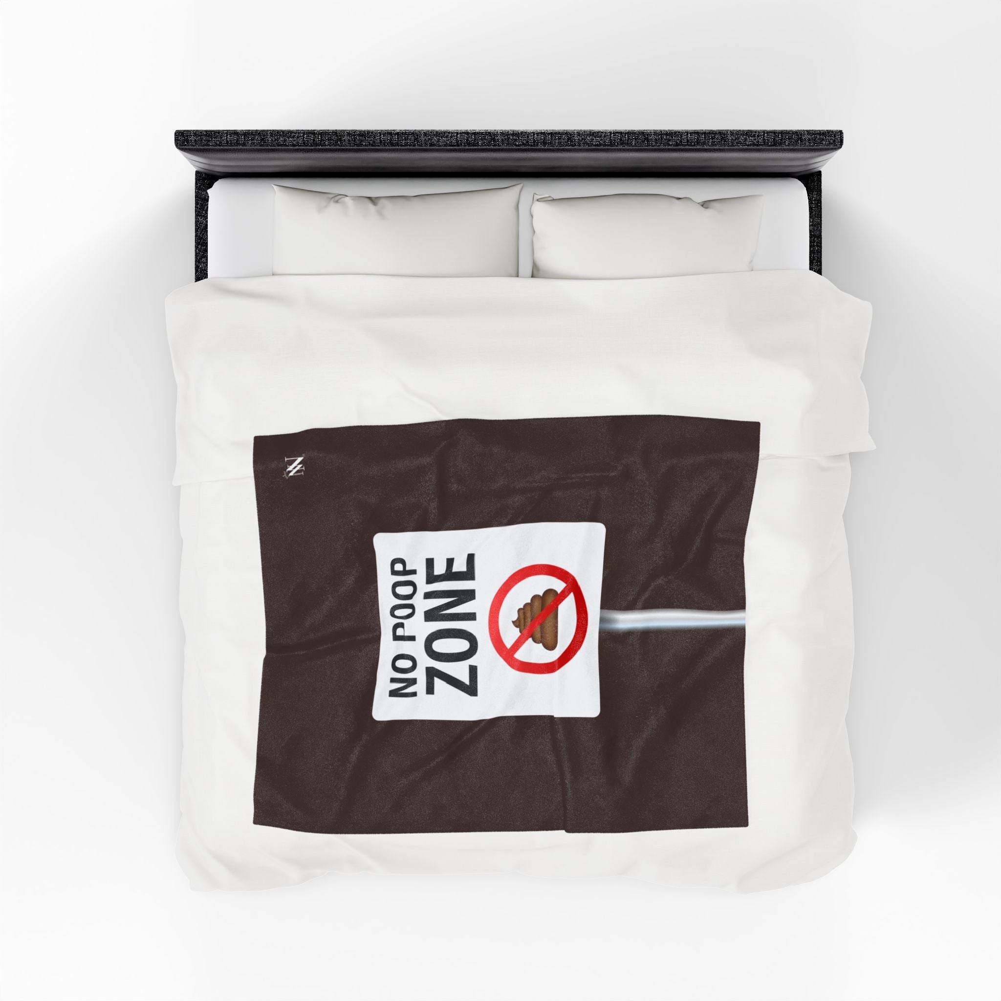 No Poop Zone | Mix & Match Fun Flirty Lovers’ Blankets