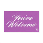 Simply You’re Welcome Soft Plum | Nectar Napkins Classic Fun-Flirty Colored Towels