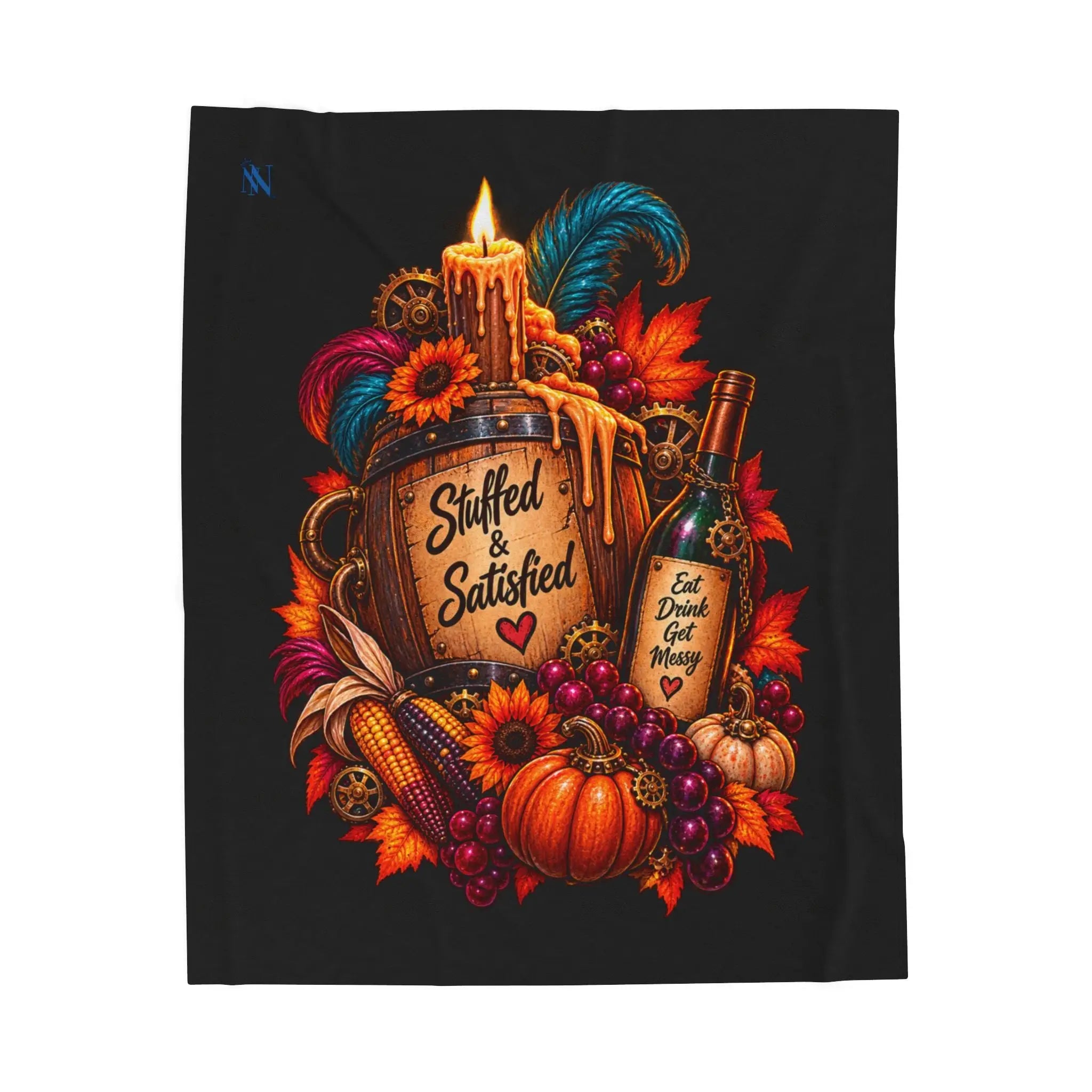 Stuffed & Satisfied Thanksgiving | Nectar Napkins Fun-Flirty Lovers’ Blankets