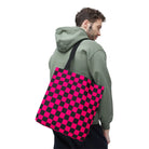 Signature Pink Black Checkers | Mix & Match Fun-Flirty Lovers’ Totes