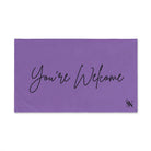You’re Welcome Light Purple | Mix & Match Classic Fun-Flirty Lovers’ Towels
