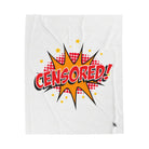 Cartoon Censored | Mix & Match Soft Fun-Flirty Lovers’ Blankets