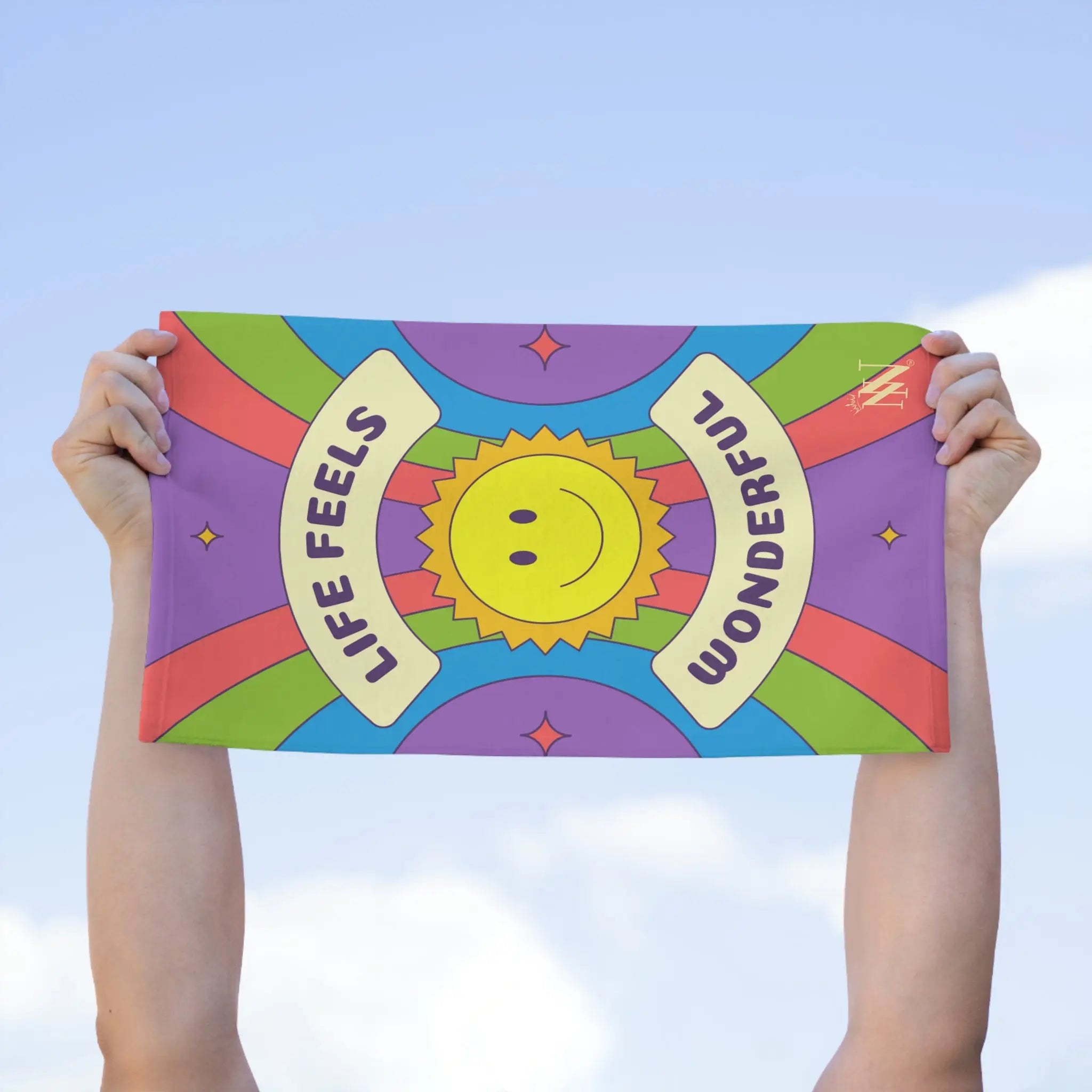 Life Feels Wonderful Retro Sex Towel