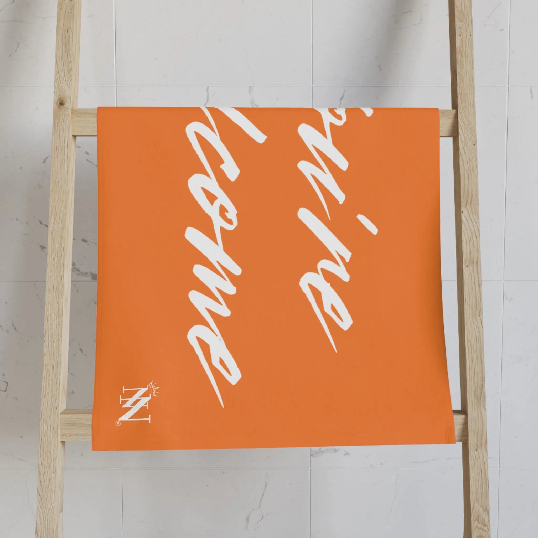 Simply You’re Welcome Crusta Bright Orange Cum Towel