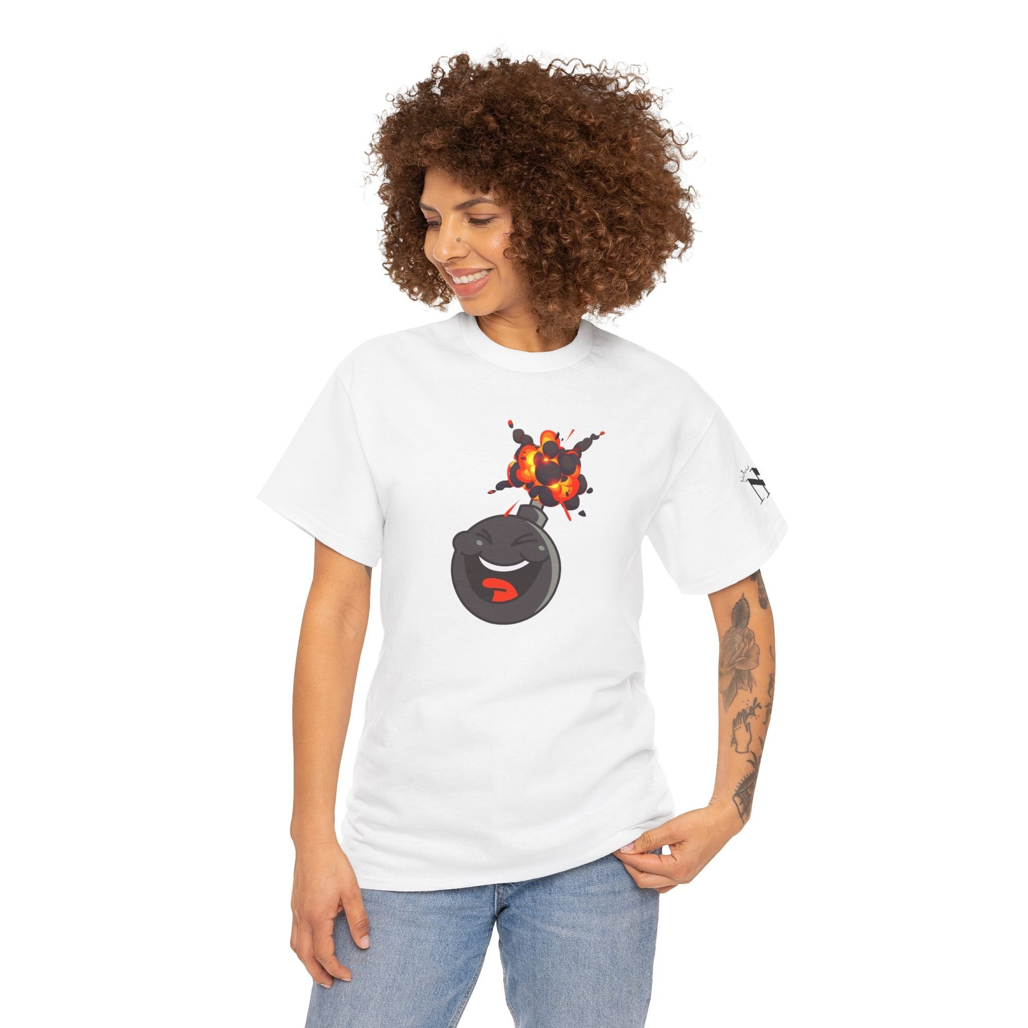 Going to Explode Pop Emoji | Mix & Match Cotton Unisex Fun-Flirty Lovers’ T-Shirts