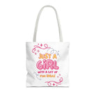 Just a Girl Fun Ideas Tote Bag