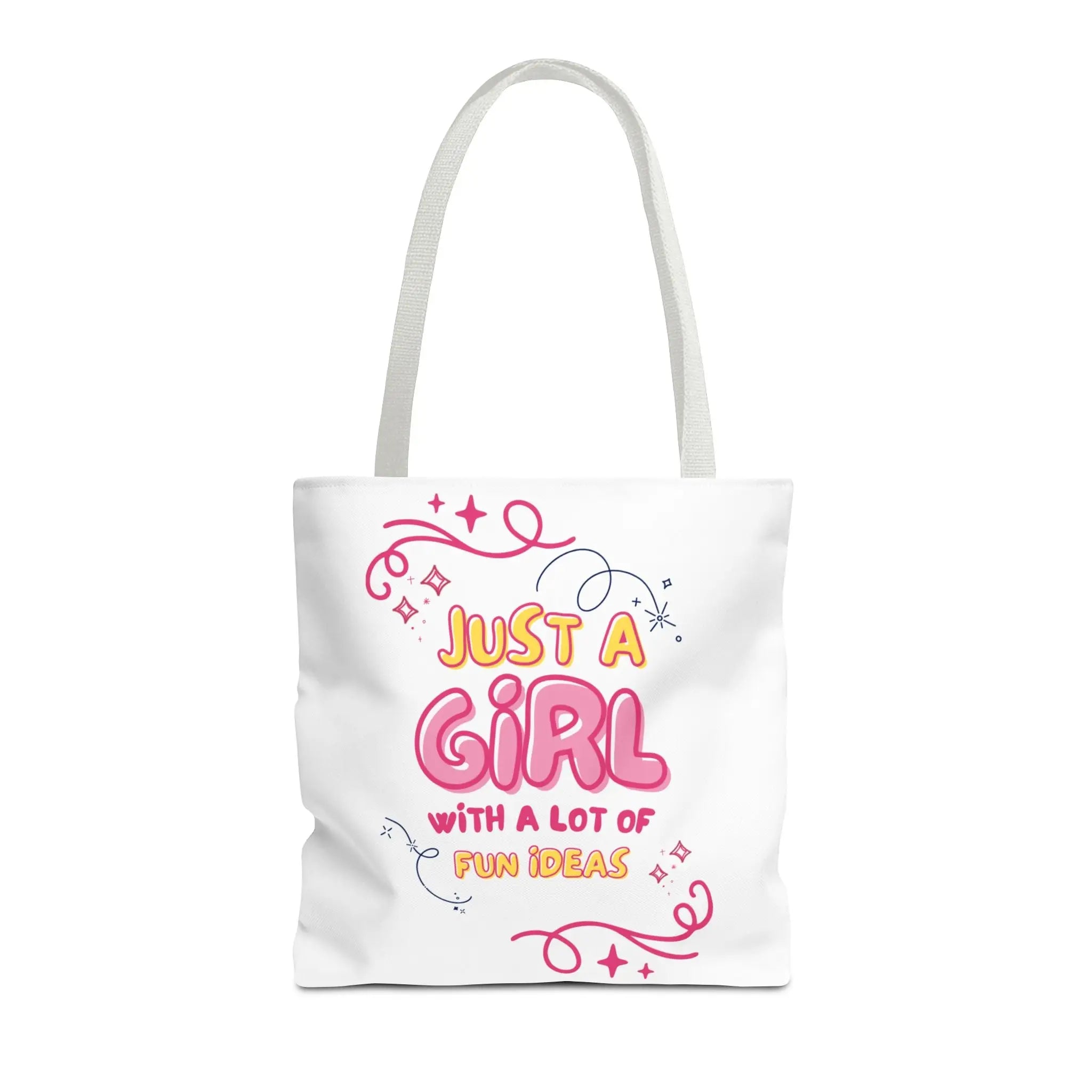 Just a Girl Fun Ideas Tote Bag