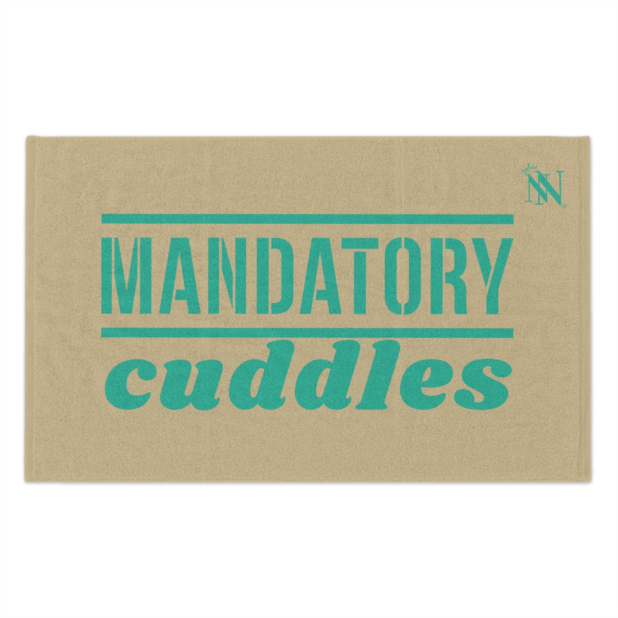 Mandatory Cuddles Gold | Mix & Match Soft Fun-Flirty Lovers’ Towels