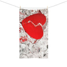 Broken Stitched Heart on Ice 3D Print | Mix & Match Original Fun-Flirty Lovers’ Towels