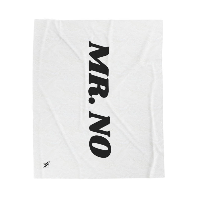 Mr. No | Mix & Match Velveteen Fun-Flirty Lovers’ Blankets