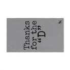 Thanks for the ’D’ Light Grey | Mix & Match Classic Fun-Flirty Lovers’ Towels