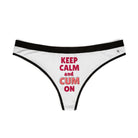 Keep Calm & Cum On | Mix & Match Women’s Fun-Flirty Lovers’ Thongs