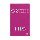 His Hers Shareable Pink | Mix & Match Classic Fun-Flirty Lovers’ Towels