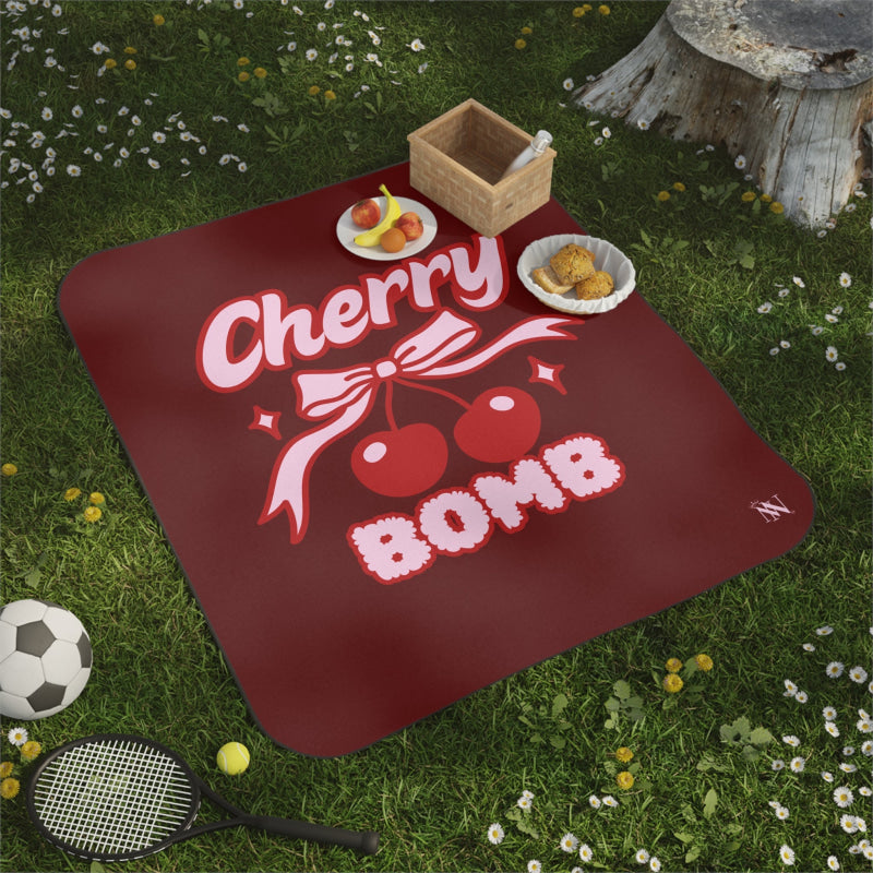 Cherry Bomb I Love You Cherry Much | Mix Match Fun-Flirty Lovers’ Water-Resistant Blankets