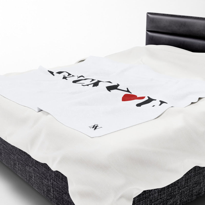 Fuck You Love | Mix & Match Velveteen Fun-Flirty Lovers’ Blankets
