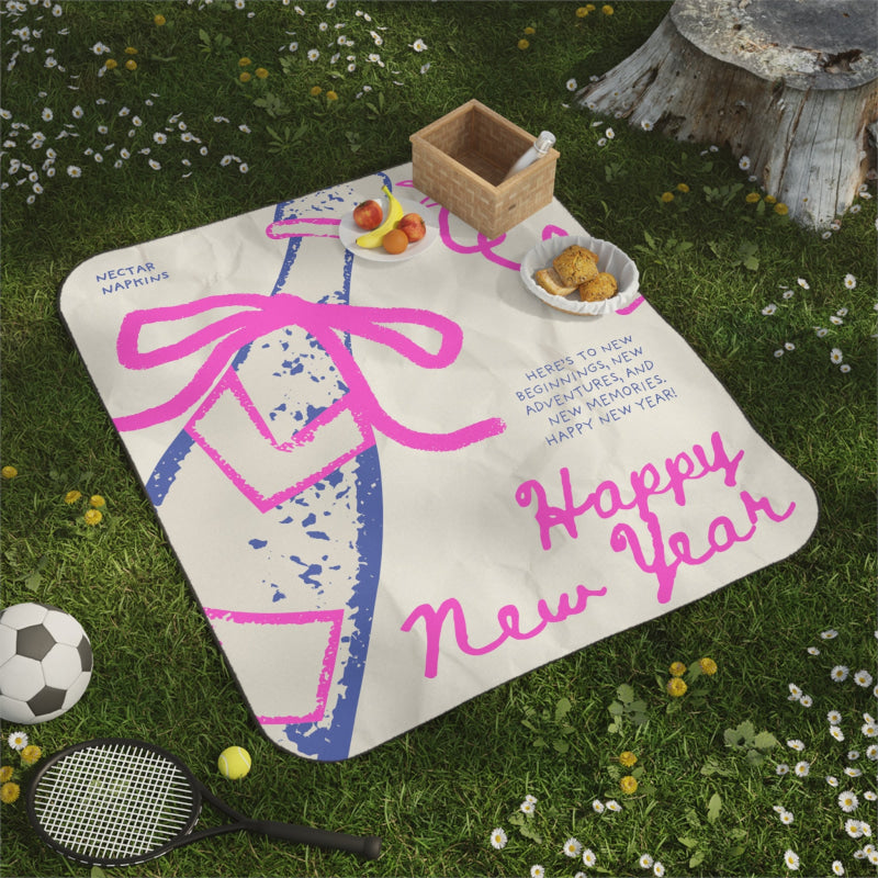 Happy New Year Beginnings | Mix Match Fun-Flirty Lovers’ Water-Resistant Blankets