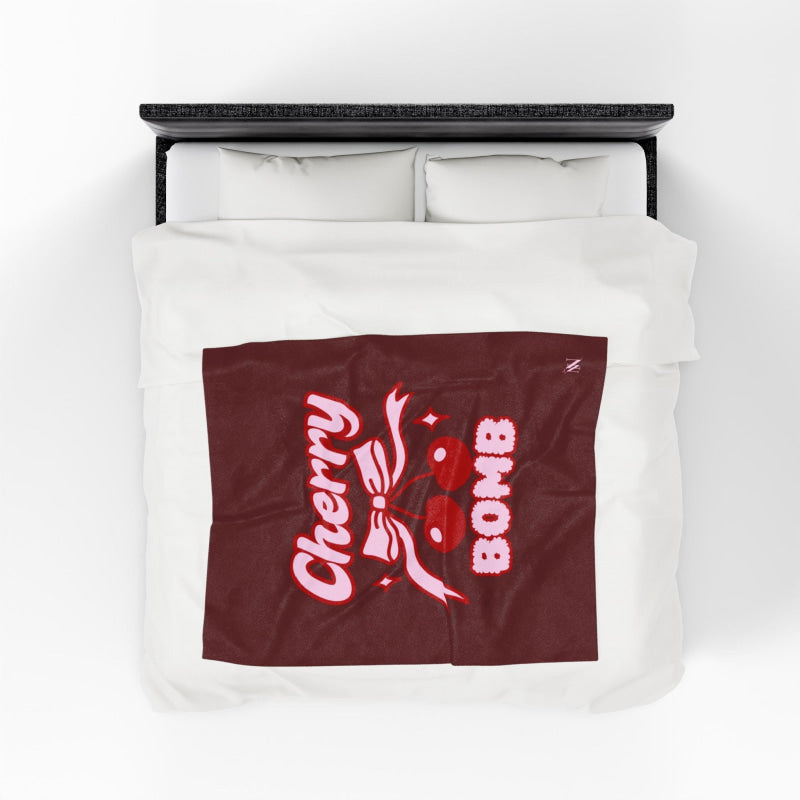 Cherry Bomb | Mix & Match Soft Fun-Flirty Lovers’ Blankets
