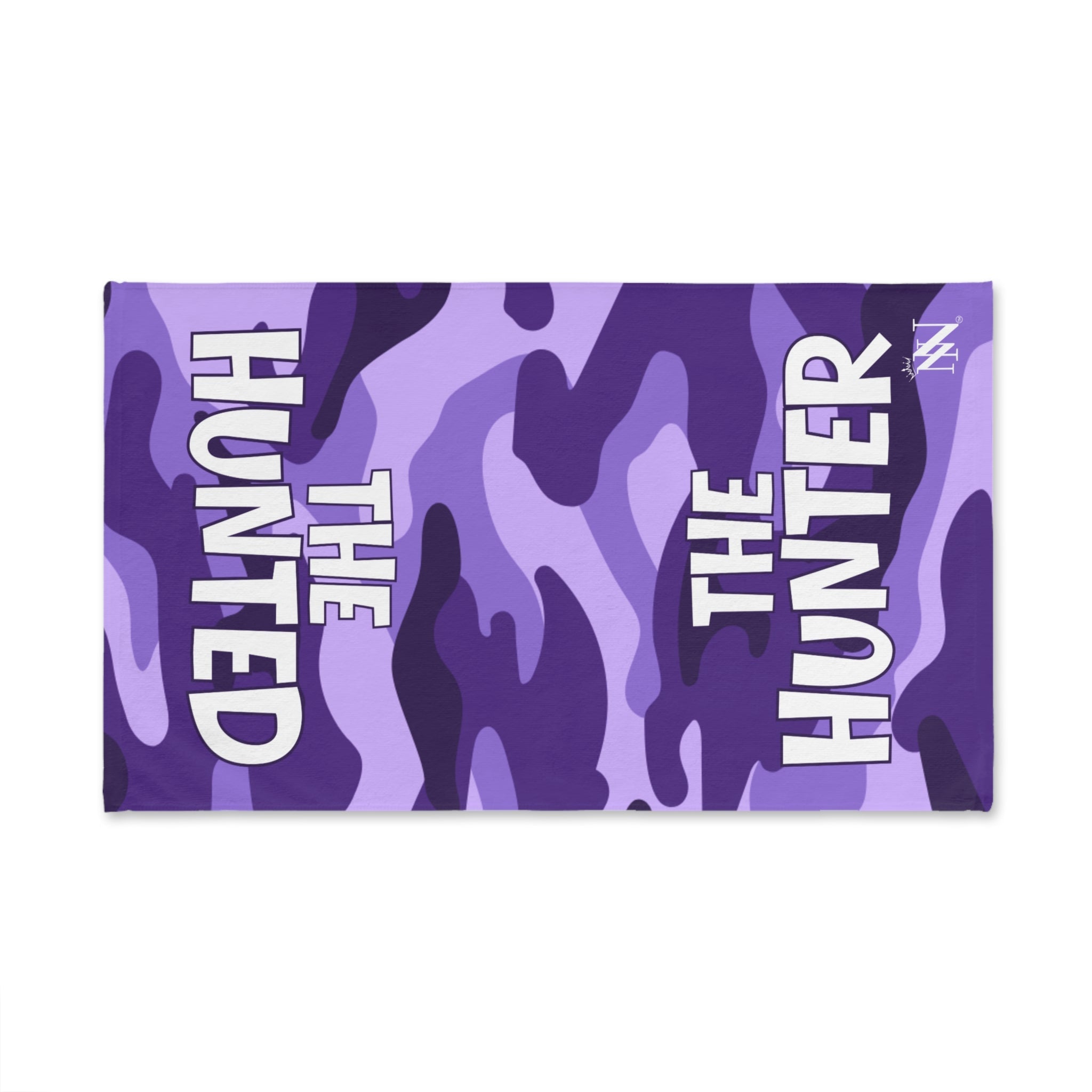 The Hunter & The Hunted Shareable Purple Camo Cum Towel