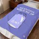 Positive Word Jar Cum? Romantic Sex Gifts Blanket