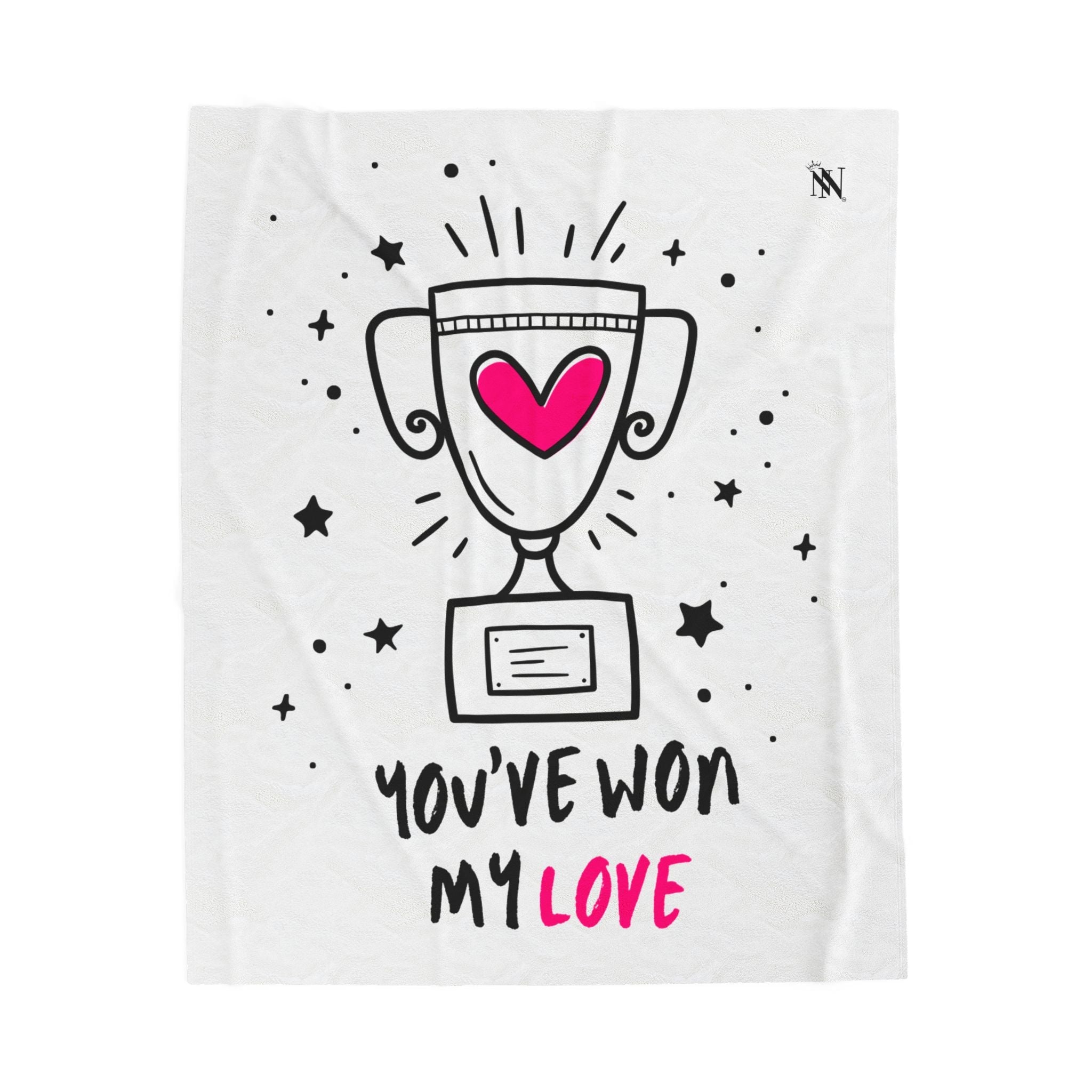 You’ve Won My Love Romantic Lovers Gifts Blanket