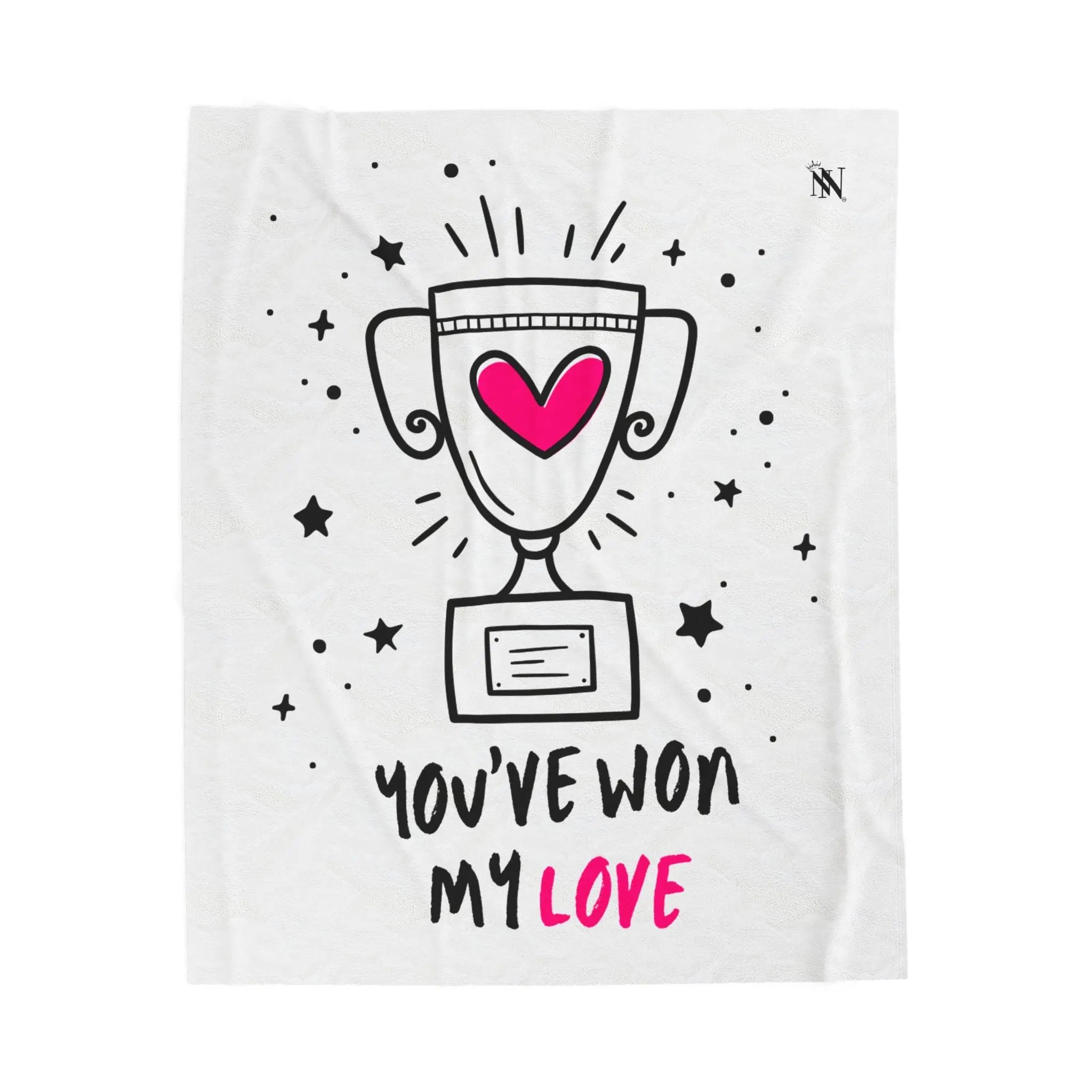 You’ve Won My Love Romantic Lovers Gifts Blanket
