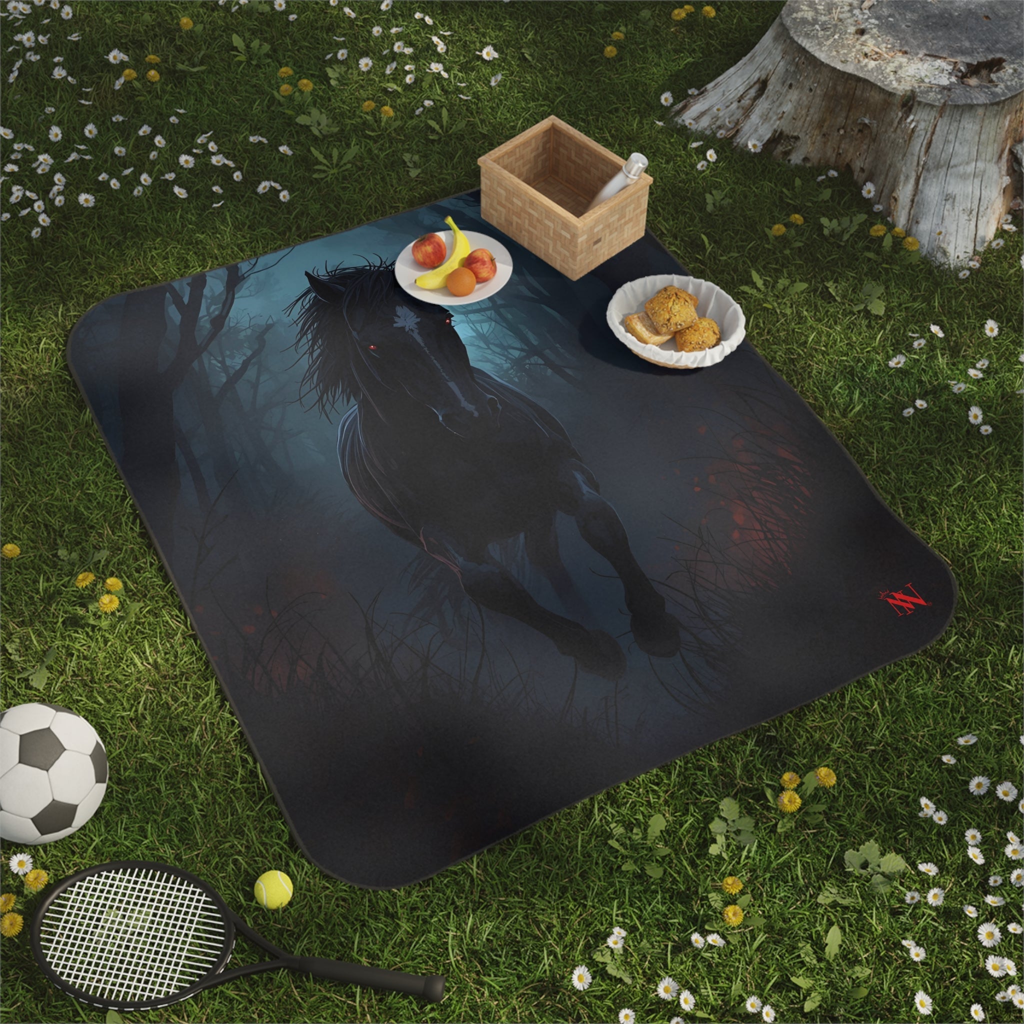 Dark Horse | Mix Match Fun-Flirty Lovers’ Water-Resistant Blankets