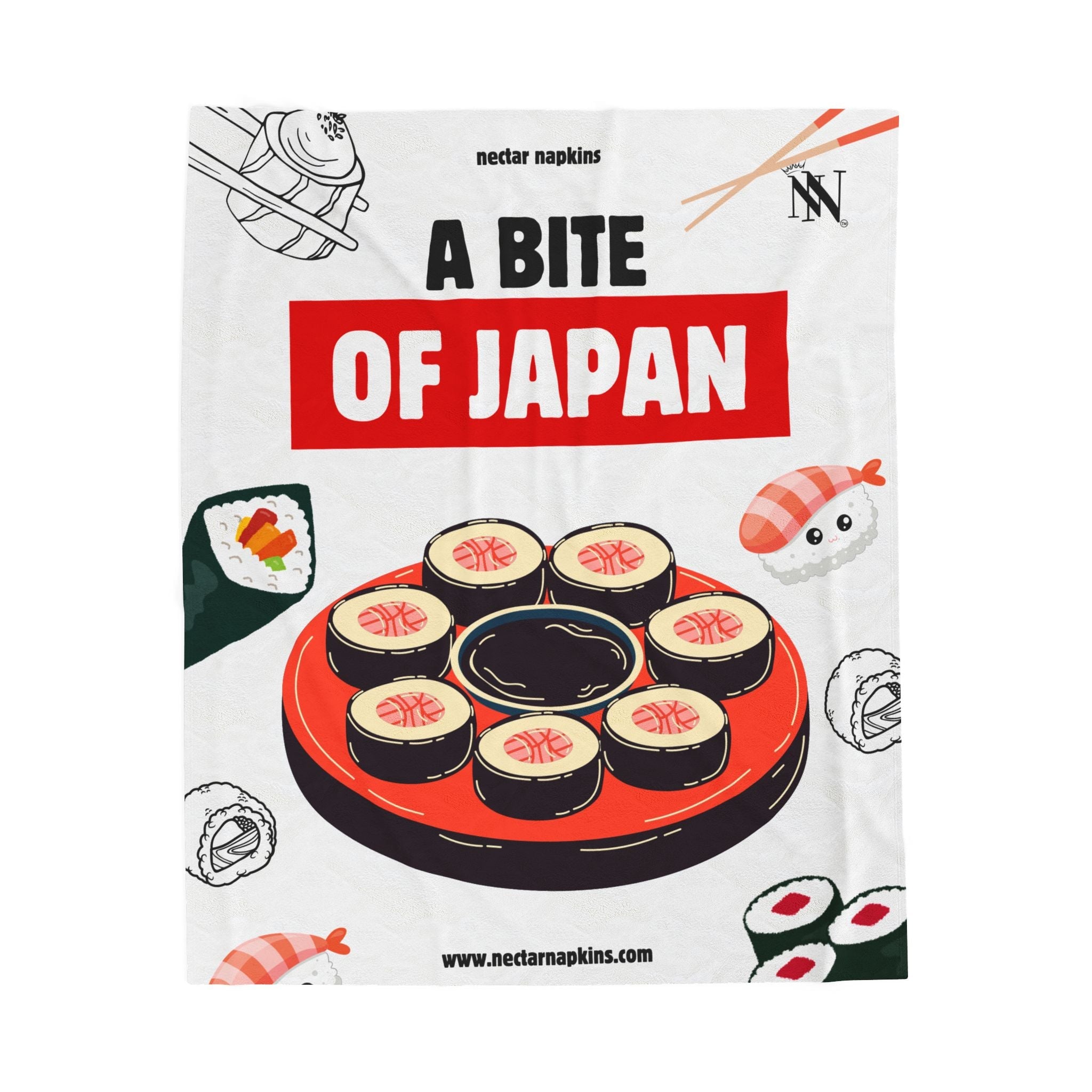 A Bite Of Japan | Mix & Match Velveteen Fun-Flirty Lovers’ Blankets
