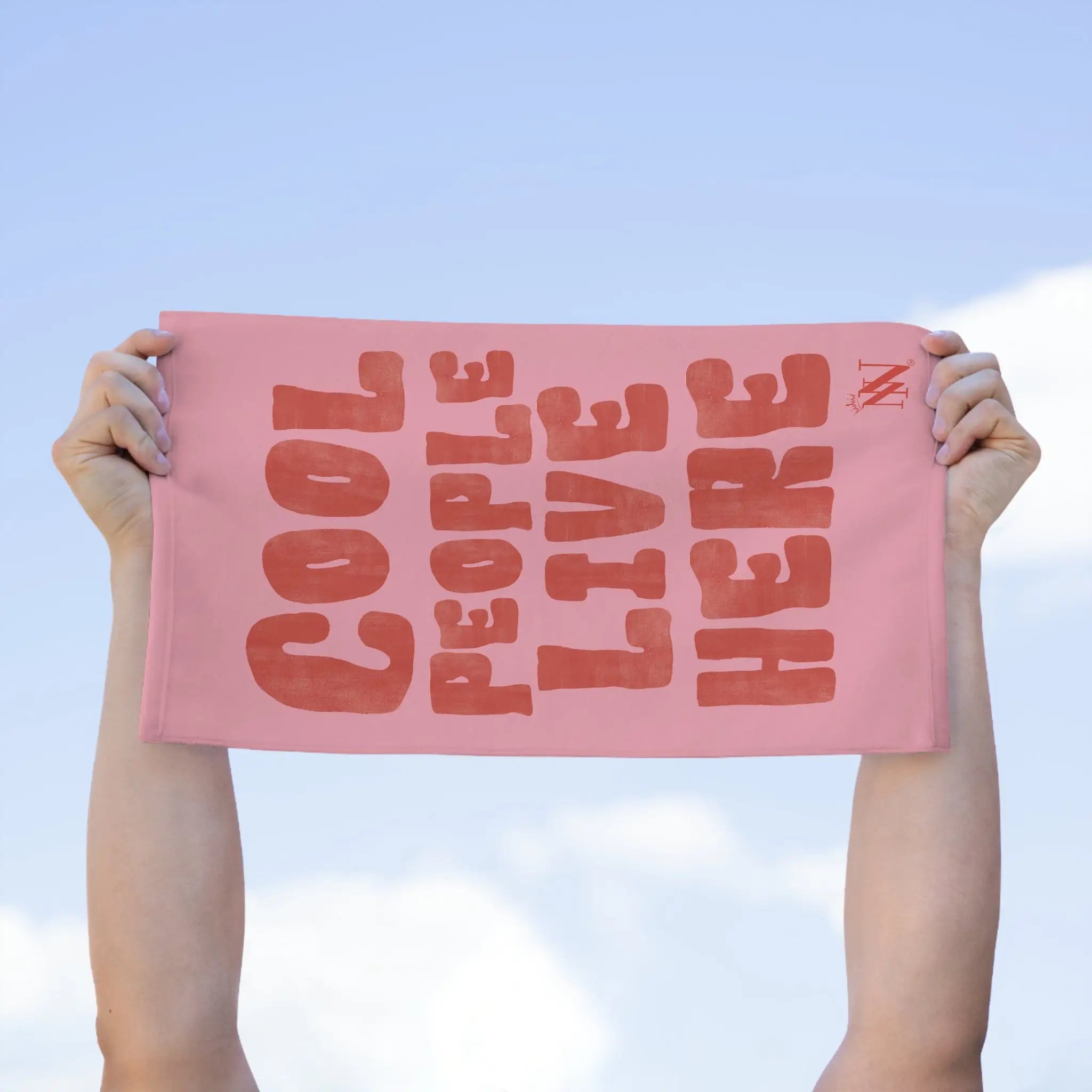 Cool People Live Here | Mix & Match Soft Fun-Flirty Lovers’ Towels