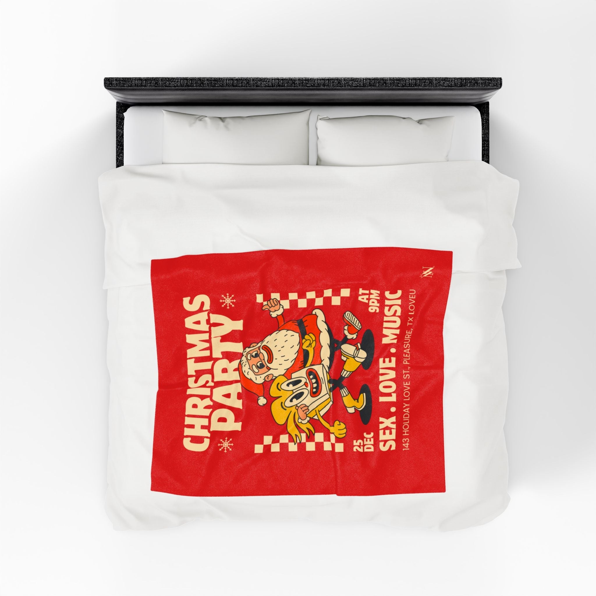 Christmas Party | Mix & Match Soft Fun-Flirty Lovers’ Blankets