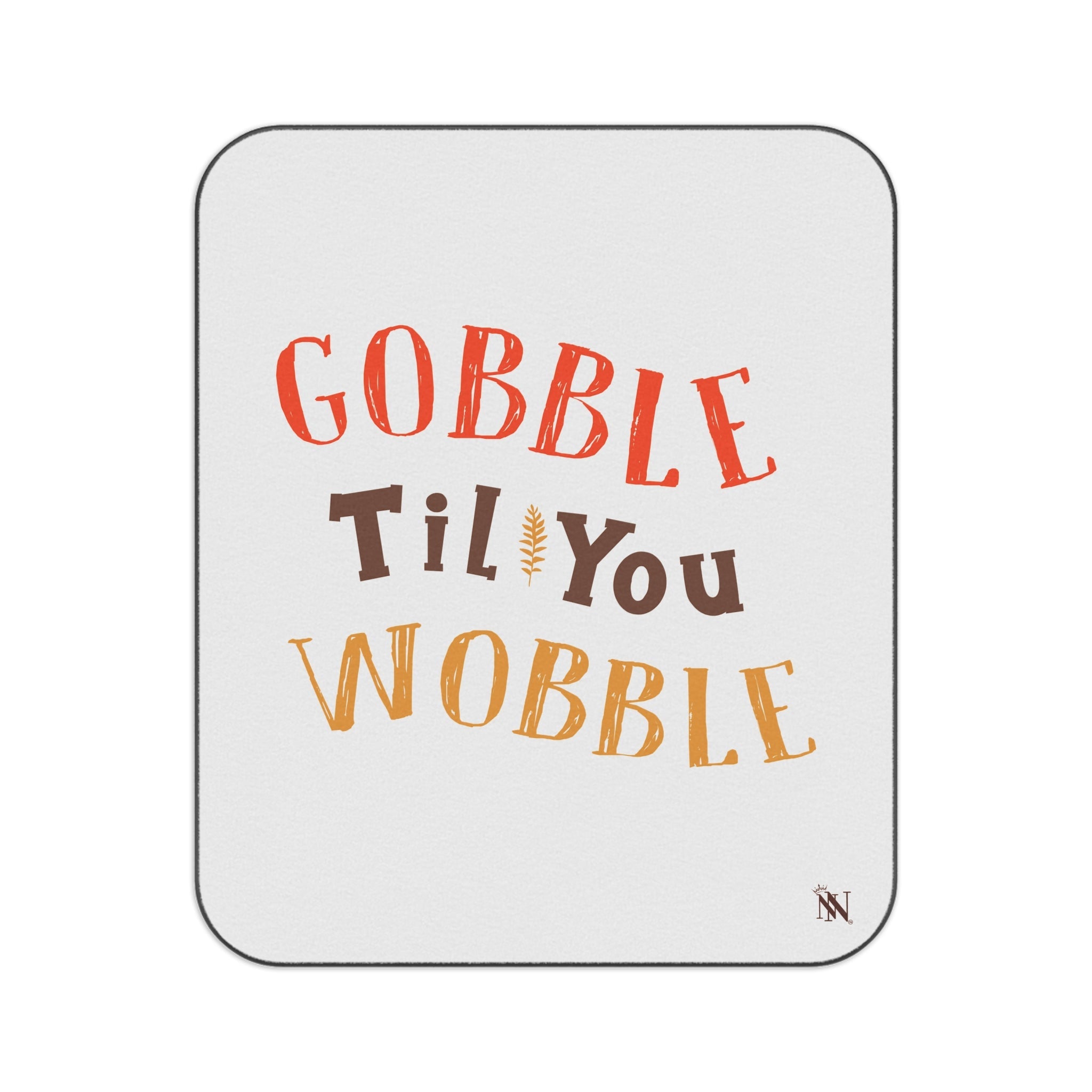 Gobble Til You Wobble | Mix Match Fun-Flirty Lovers’ Water-Resistant Blankets