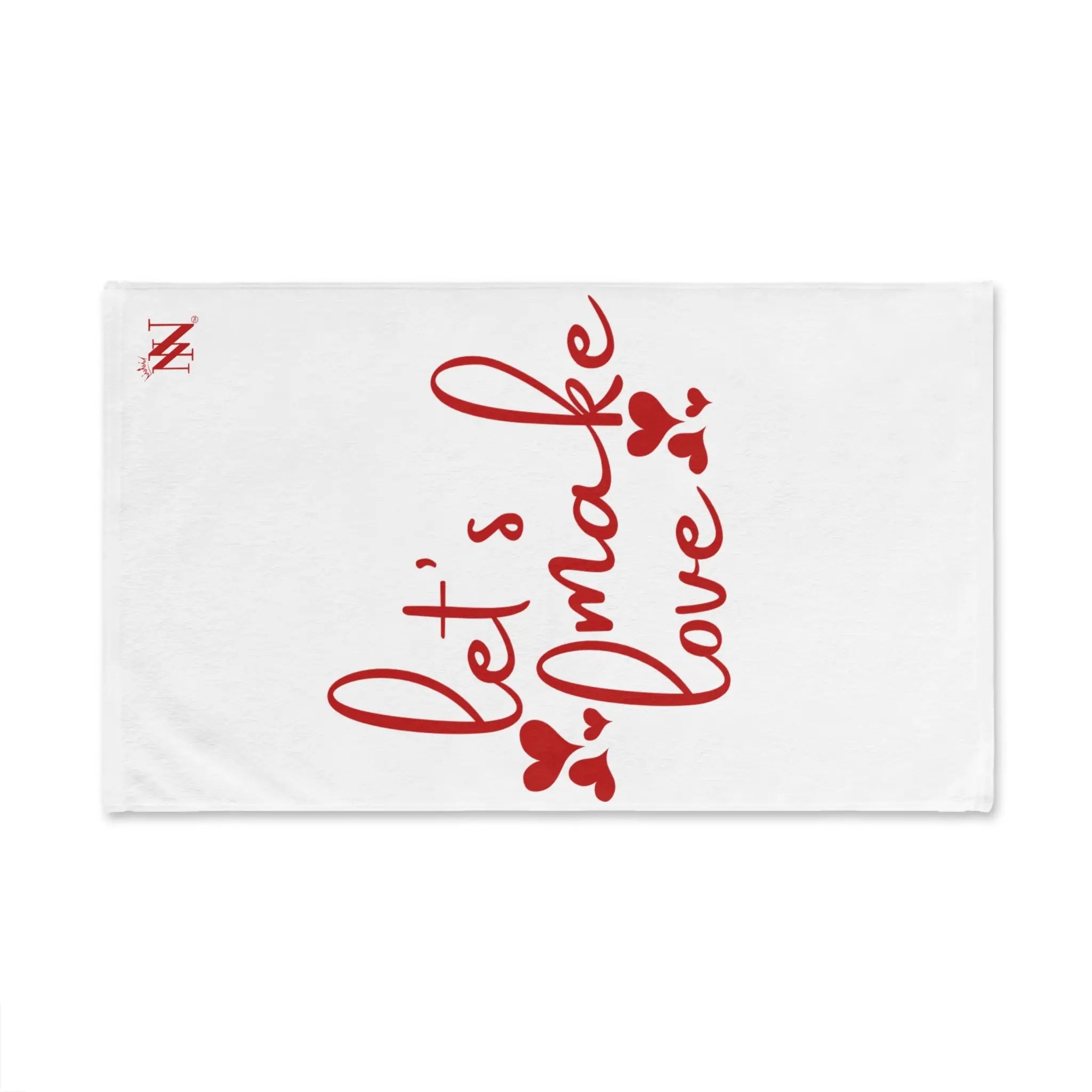 Let’s Make Love Hearts Cum Towel