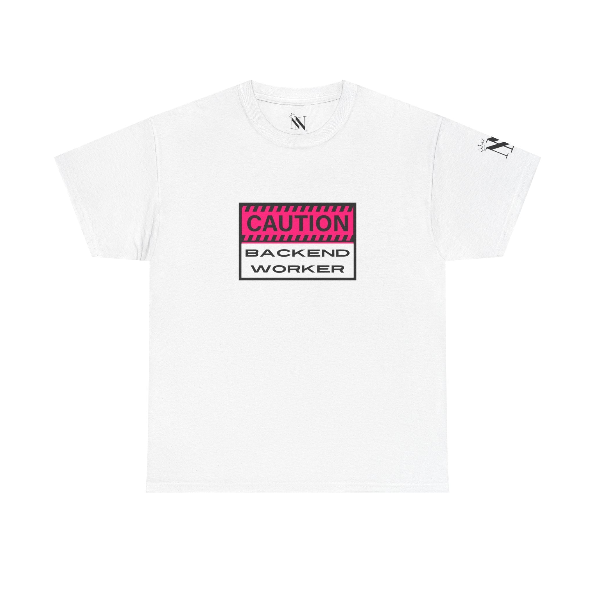 Caution: Backend Worker | Mix & Match Cotton Unisex Fun-Flirty Lovers’ T-Shirts